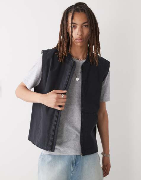 Champion - Gilet nero con zip - view 1