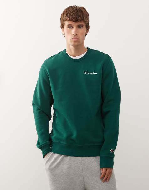 Champion – Grön sweatshirt med rund halsringning - view 1