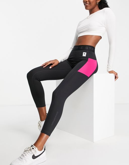 Champion black hot sale tights