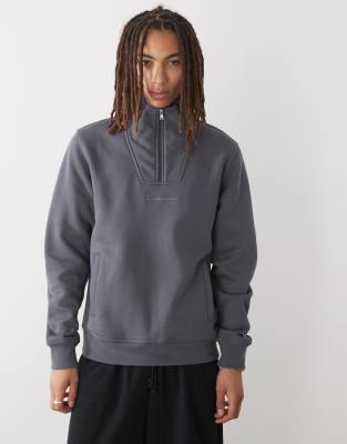 Champion Champion half zip sweatshirt in grey