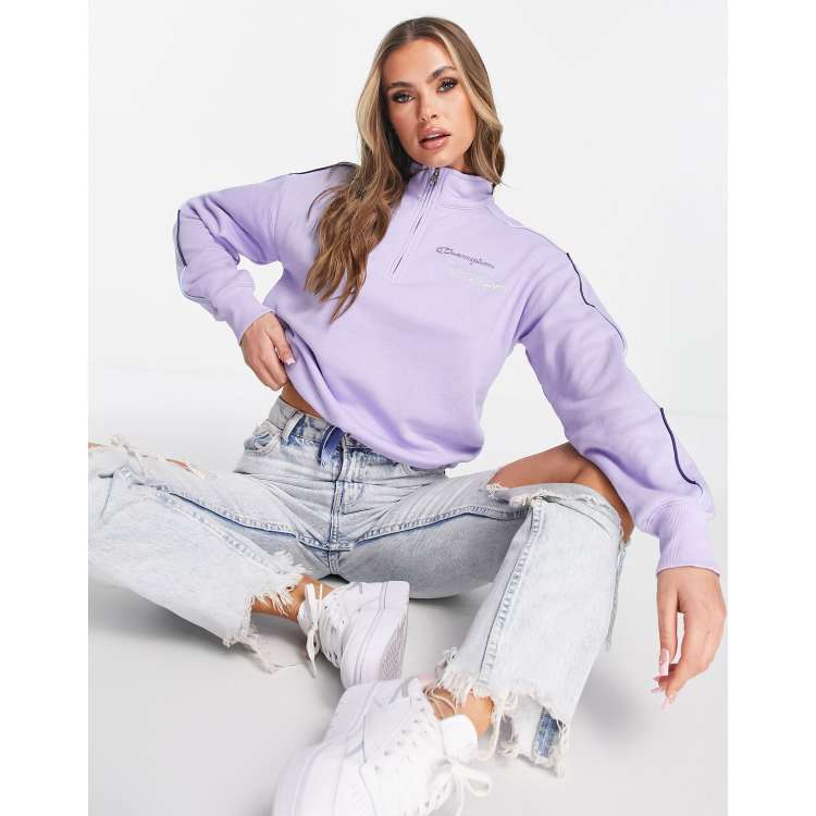 Light purple shop champion sweatshirt