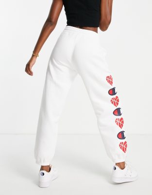 champion logo print joggers