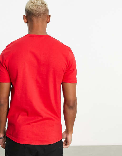 Champion Heritage t shirt in red ASOS