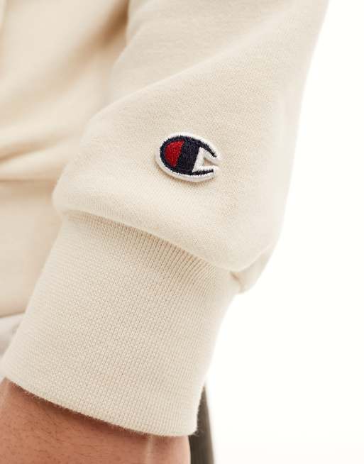 Champion sweater cheap beige instagram