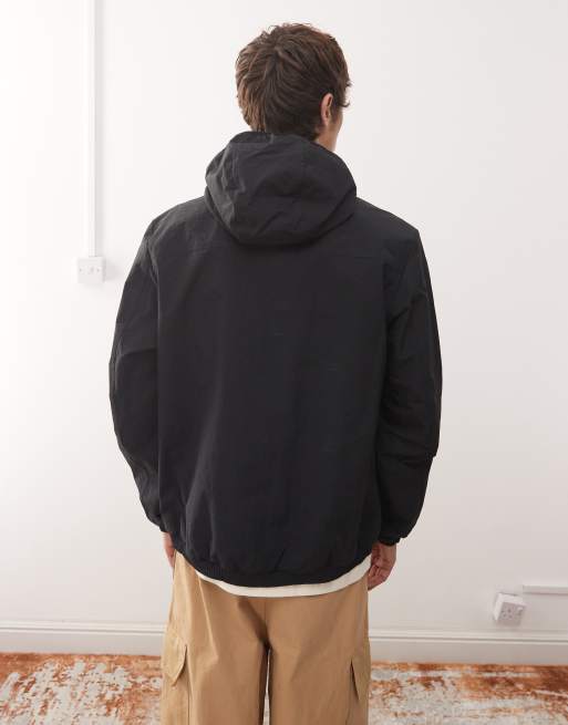 Champion hooded quarter zip jacket in black  , 4 of 4