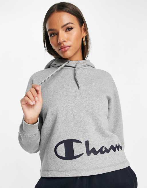 Champion hooded sweatshirt in grey ASOS