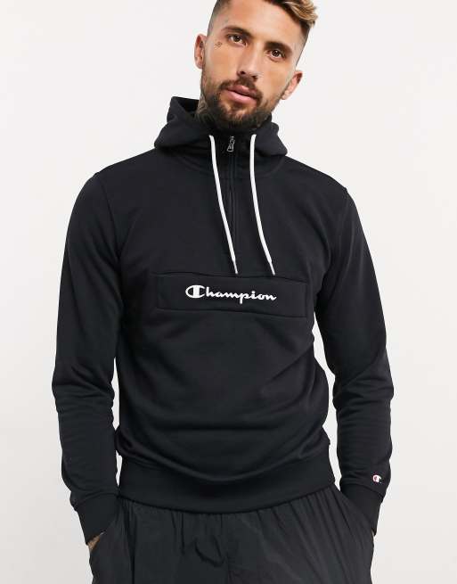 Champion sweater zwart clearance wit