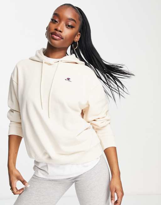 Tan champion 2025 hoodie women's