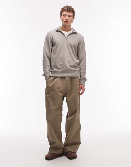 Champion - Icons - Felpa con zip corta grigia, 2 di 5
