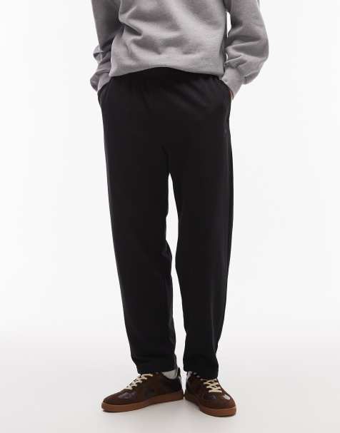 Champion Icons straight leg trackies in black - view 1