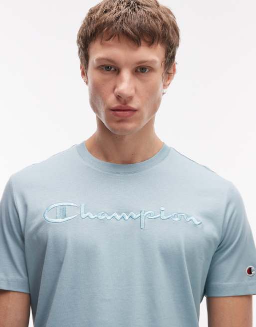 Champion - Icons - T-shirt ton sur ton - Bleu, 5 de 5