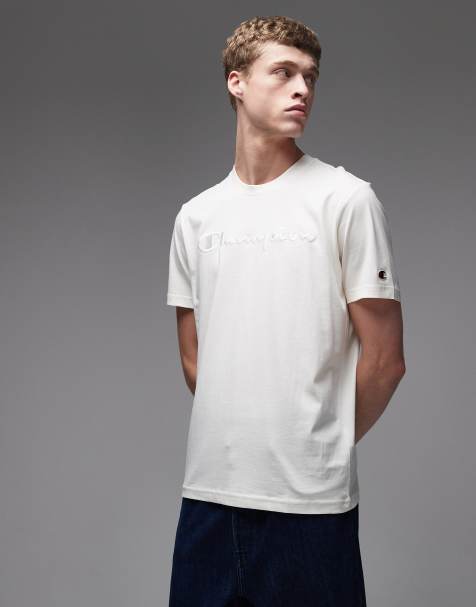 Champion – Icons – T-shirt w kolorze złamanej bieli - view 1