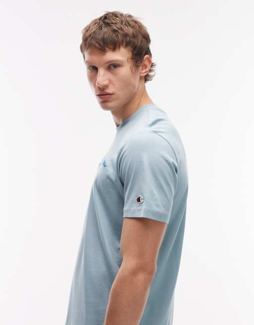Champion Icons tonal t-shirt in blue, 4 of 5