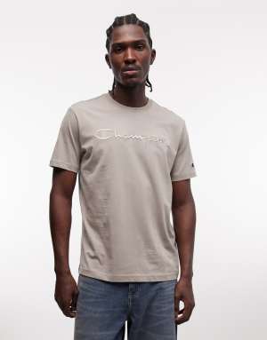 Champion Icons tonal t-shirt in grey