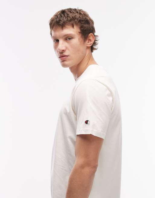 Champion Icons tonal t-shirt in off-white, 4 of 5