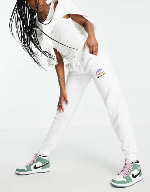 Champion - Jogger à logo - Blanc