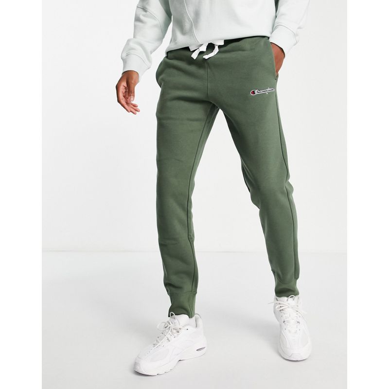 Activewear Pantaloni e leggings Champion - Joggers kaki con logo piccolo