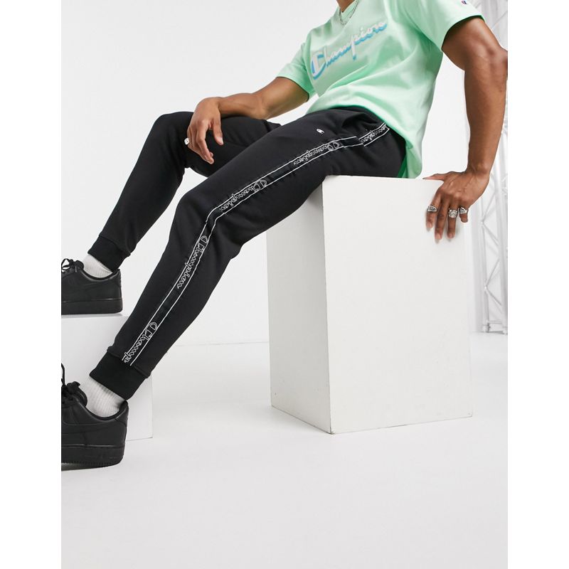 Activewear Pantaloni e leggings Champion - Joggers neri con fettuccia