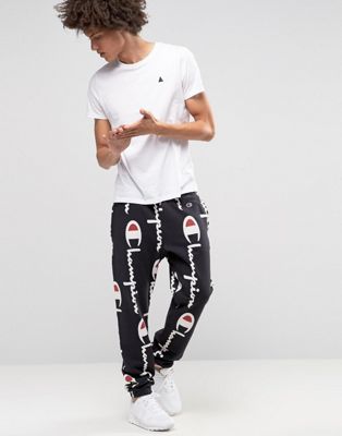 champion all over joggers