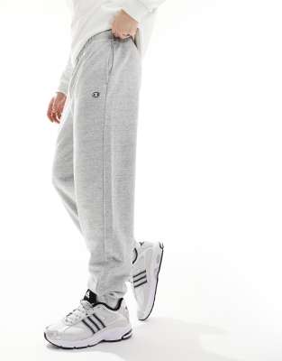 Champion - Joggingbroek met aansluitende boorden in lichtgrijs