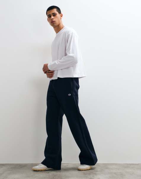 Champion joggingbroek met rechte pijpen in zwart - view 1
