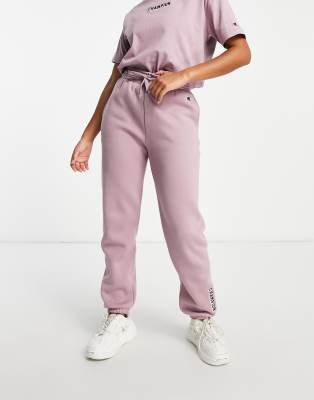 Champion - Jogginghose in Lila mit kleinem Logo