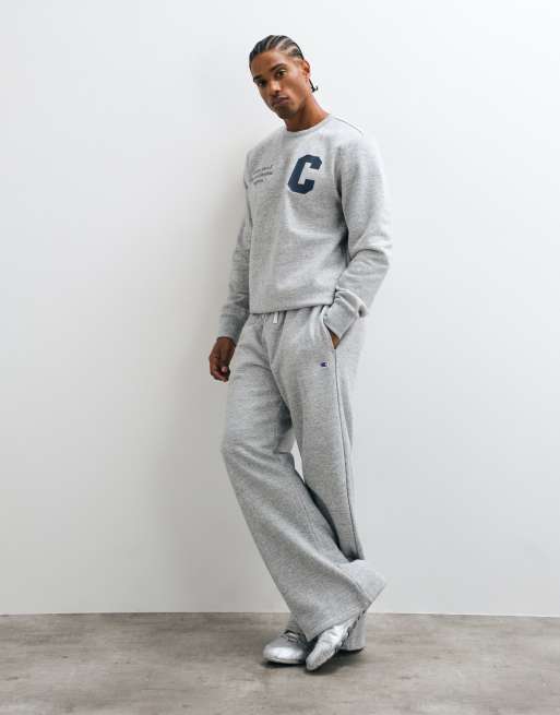 Champion Jogginghose mit geradem Bein in Grau, 5 von 5