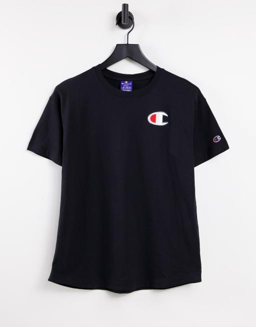 Champion - Lang T-shirt in zwart