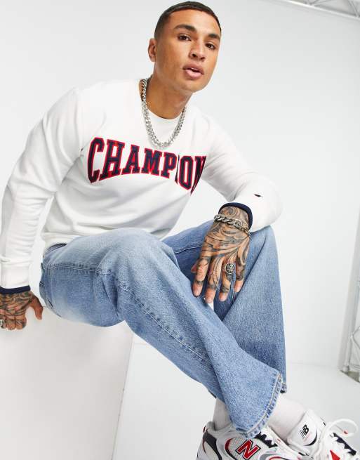 Champion sweater 2025 oversized off white