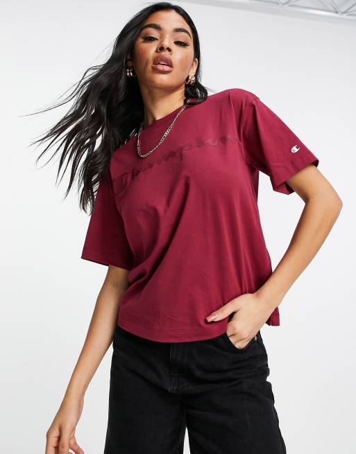 Champion cheap shirt burgundy