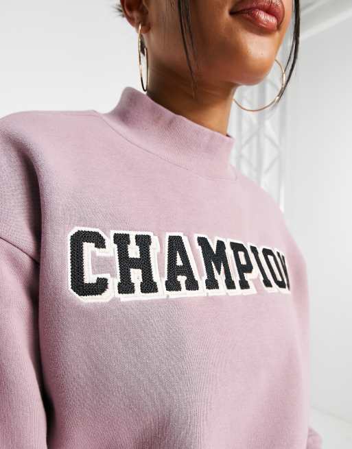 Champion store cropped sweatshirt