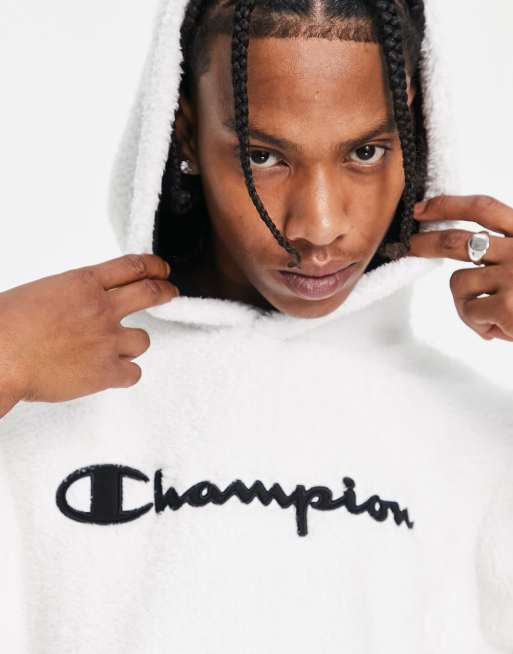 Champion large store logo hoodie