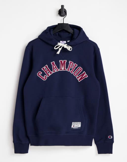 Champion large 2025 logo hoodie