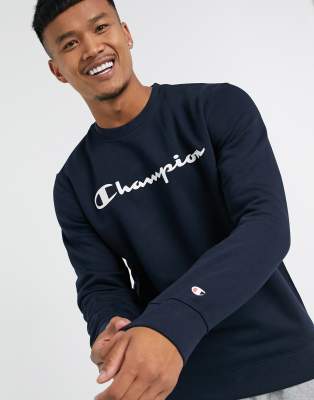 champion large logo sweatshirt