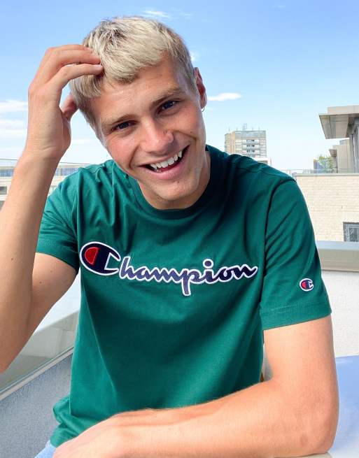 Champion cheap green tee