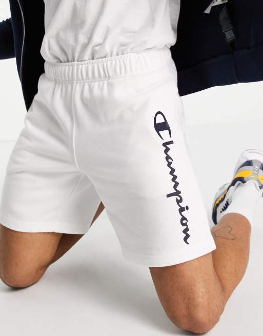 All white cheap champion shorts