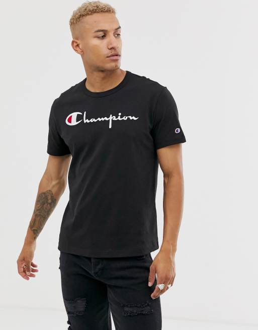 Champion big script tee sale