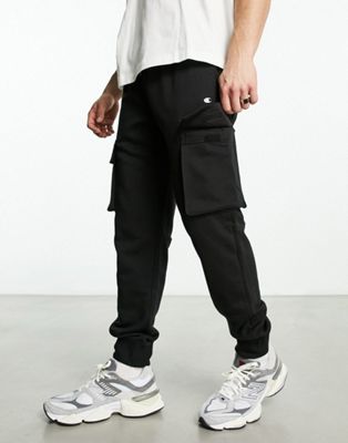 Champion Legacy cargo joggers in black