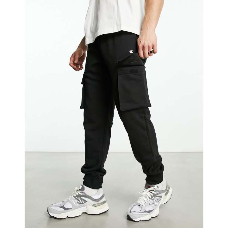 Champion Legacy cargo joggers in black