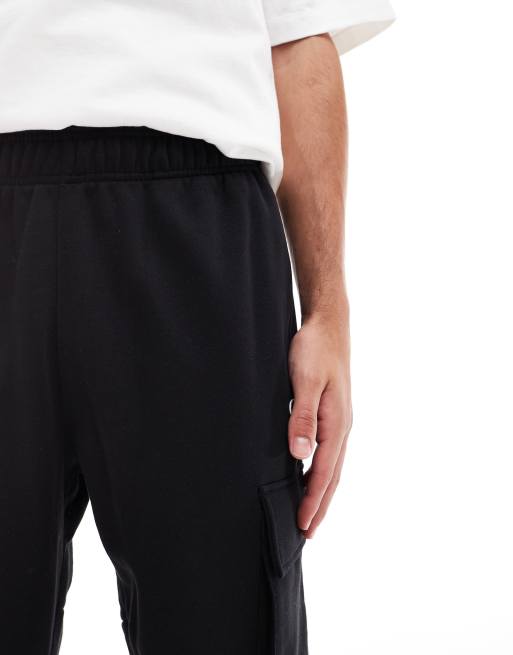 Champion - Legacy - Cargo-joggingbroek met geribbelde boorden in zwart, 4 van 5