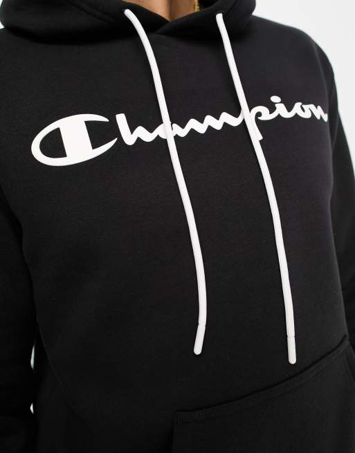 Champion Legacy hoodie in | ASOS large black with logo