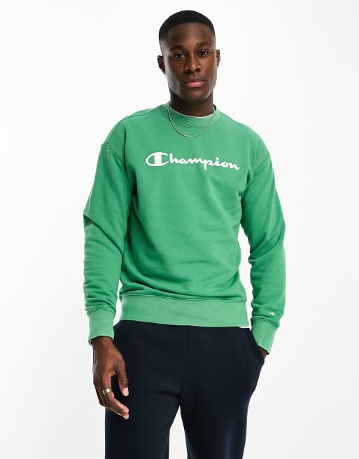 Champion green pullover sale