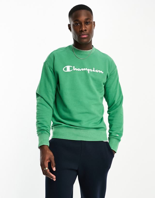 CHAMPION RIB CINCH-BOTTOM CREW - CLEARANCE