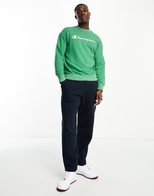 Champion Legacy old school sweatshirt in washed green