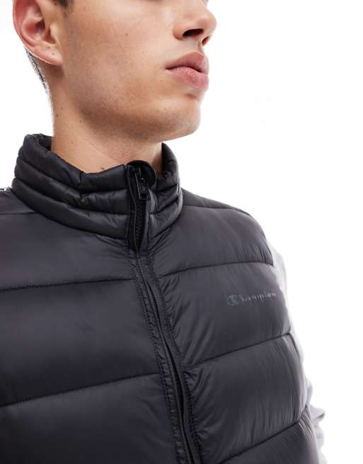 Champion Legacy puffer vest in black ASOS