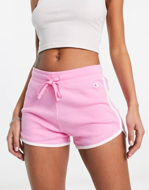 champion shorts womens pink