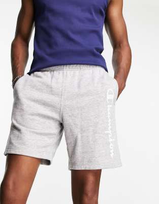 Champion Legacy french terry shorts in grey marl - ASOS Price Checker