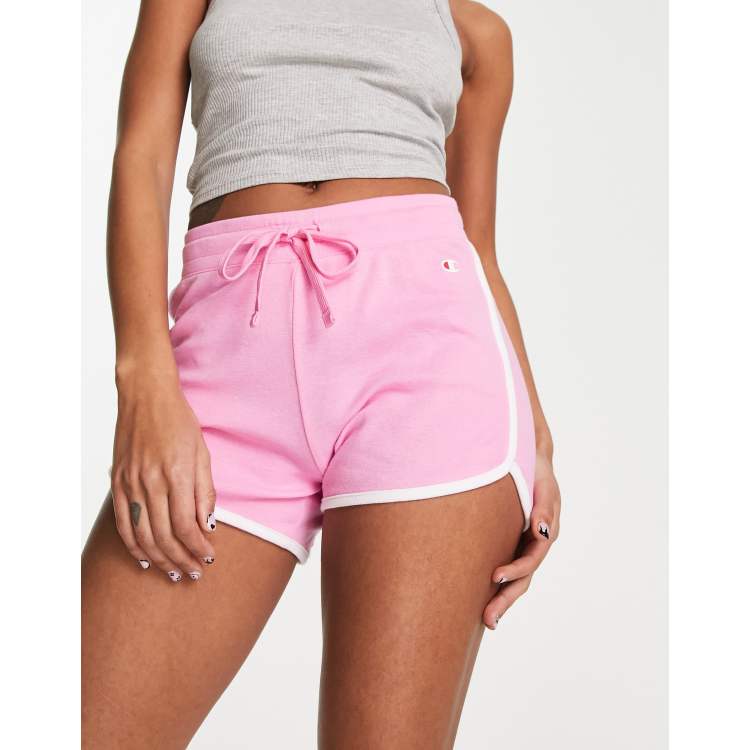 Womens pink champion hot sale shorts