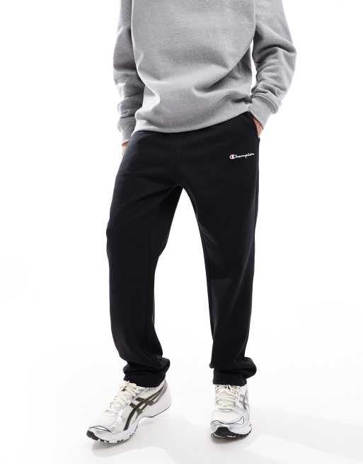 Champion Legacy straight hem joggers in black ASOS