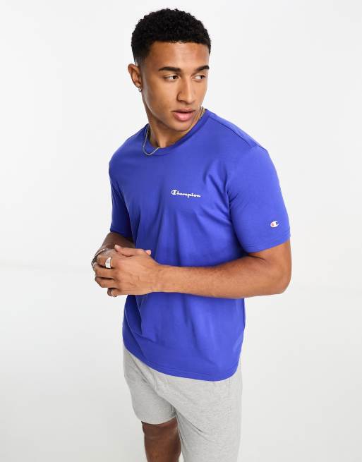 Champion Legacy t-shirt with small logo in blue | ASOS